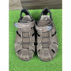 Teva Deacon Men Size 9‎ Brown Hiking Sandal Shocpad Outdoor Sport Footwear